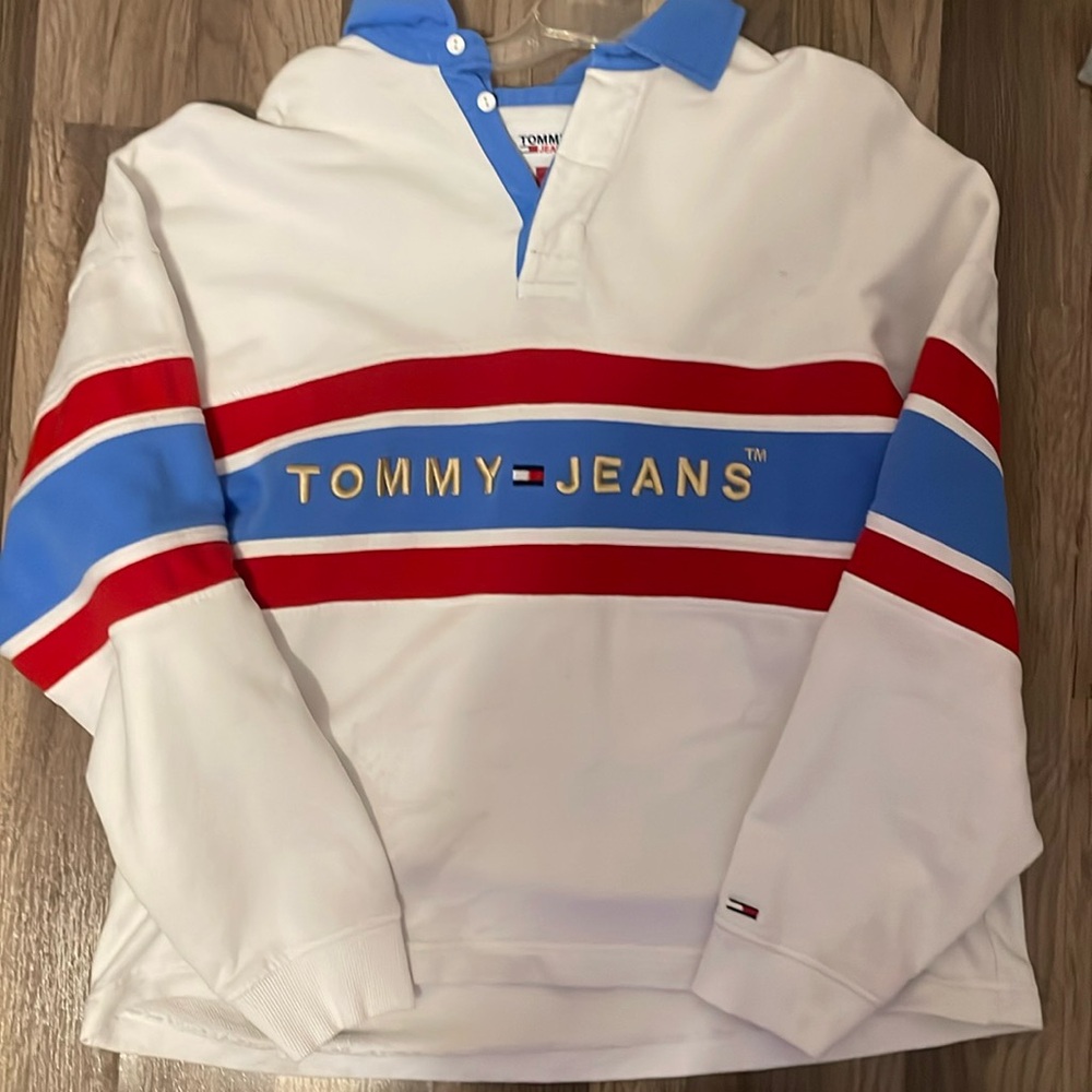 Tommy Hilfiger Striped Collared Jacket